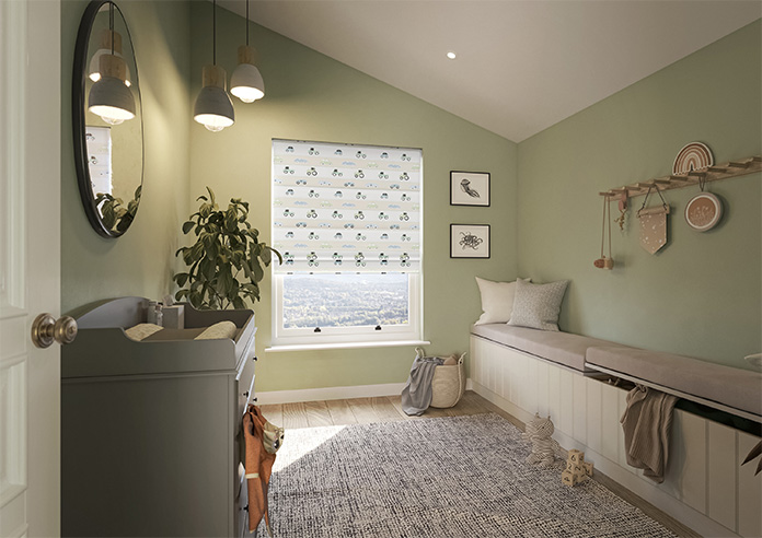 Brum Brum, Roadtrip - Twist&Fit Roman Blind - Image 6